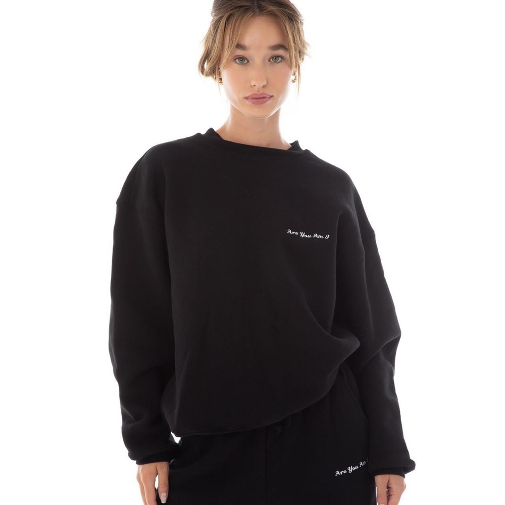 AYAI black Dewe crewneck